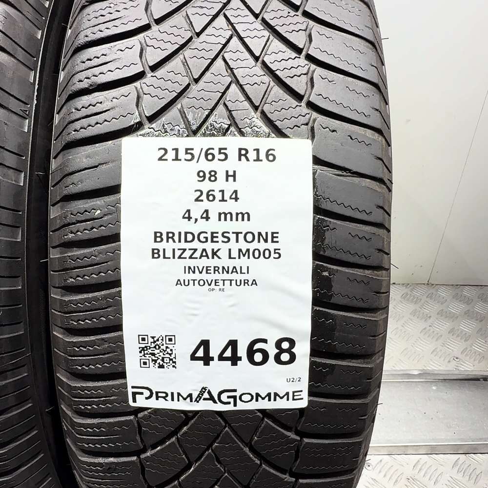 Gomme Usate 215 65 R16 98H Bridgestone Blizzak LM005 Invernali - immagine 3