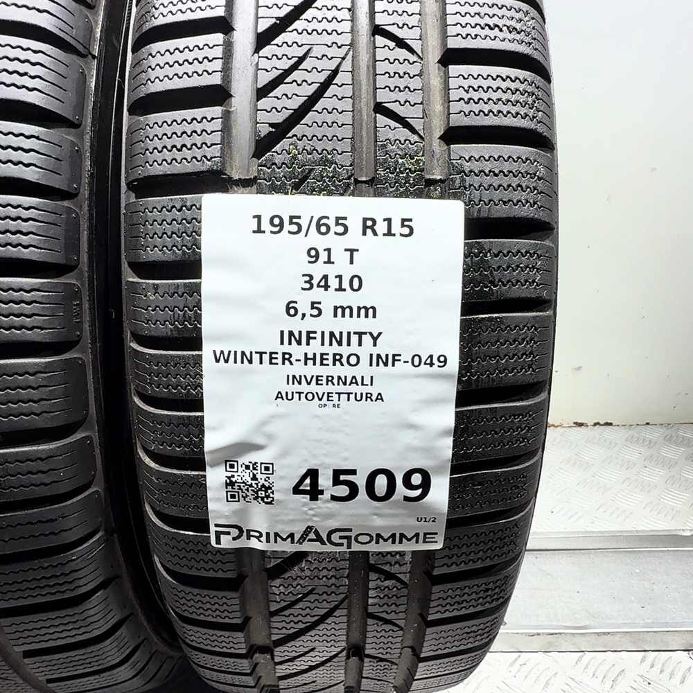Gomme Usate 195 65 R15 91T Infinity Winter-Hero Inf-049 93% Invernali - immagine 3