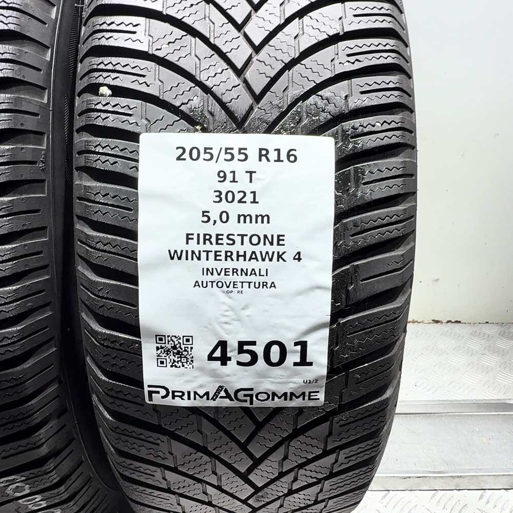 Gomme Usate 205 55 R16 91T Firestone Winterhawk 4 71% Invernali - immagine 3