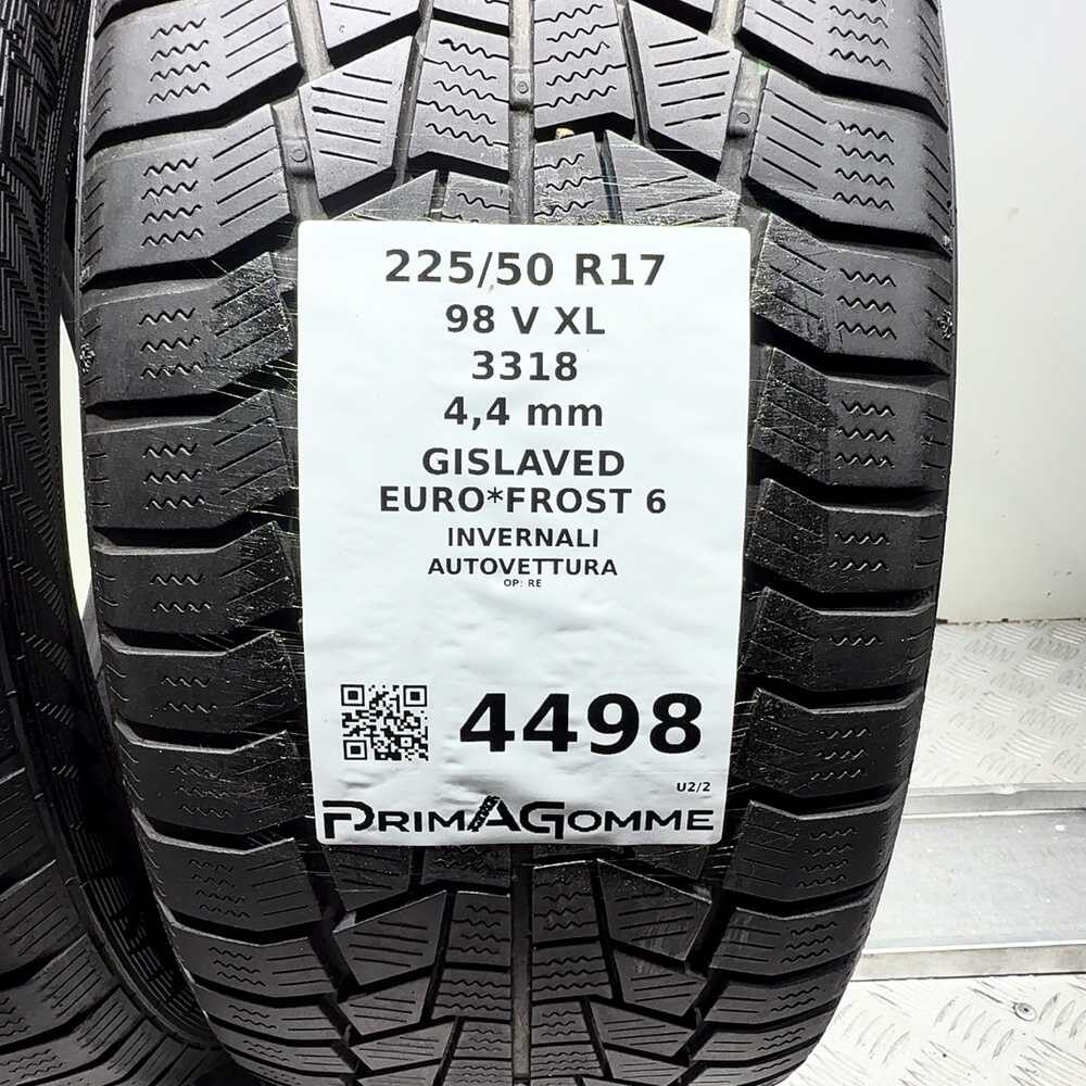 Gomme Usate 225 50 R17 98V XL Gislaved Euro*Frost 6 Invernali - immagine 3