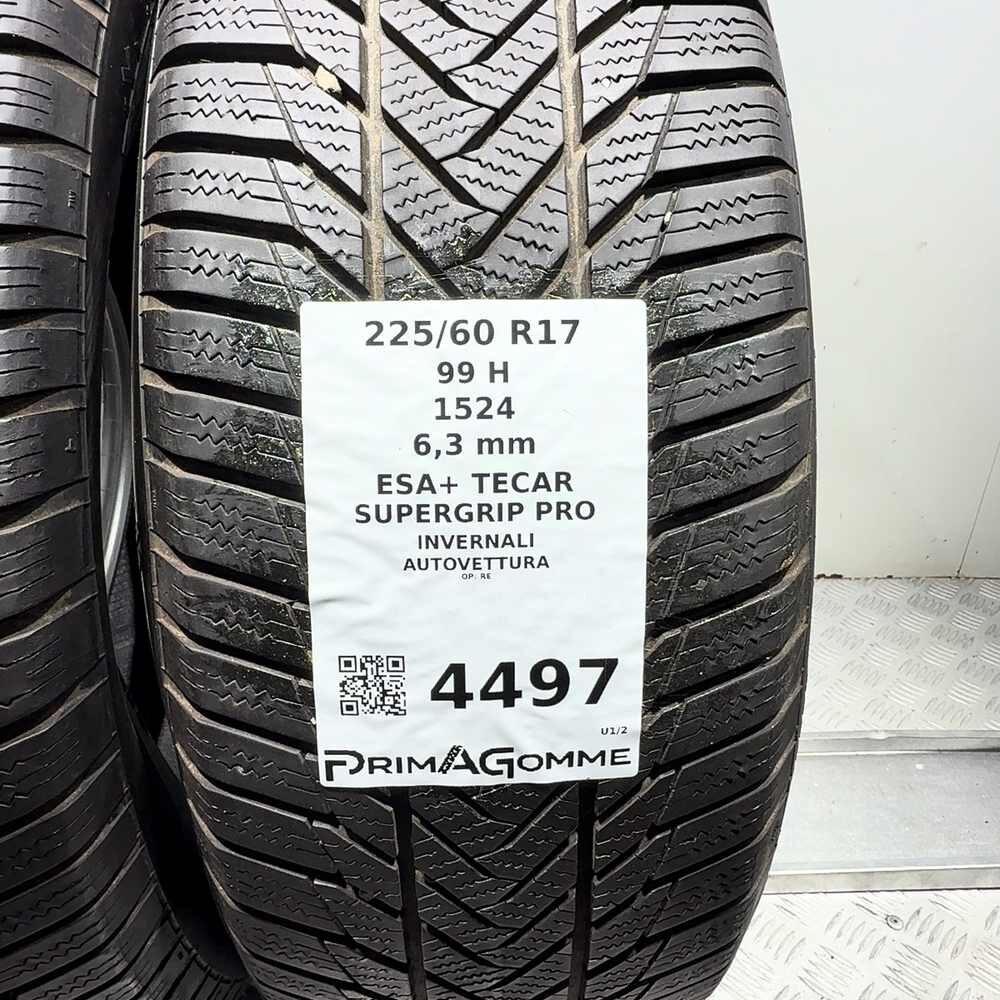 Gomme Usate 225 60 R17 99H Esa+ Tecar Supergrip Pro 90% Invernali - immagine 3