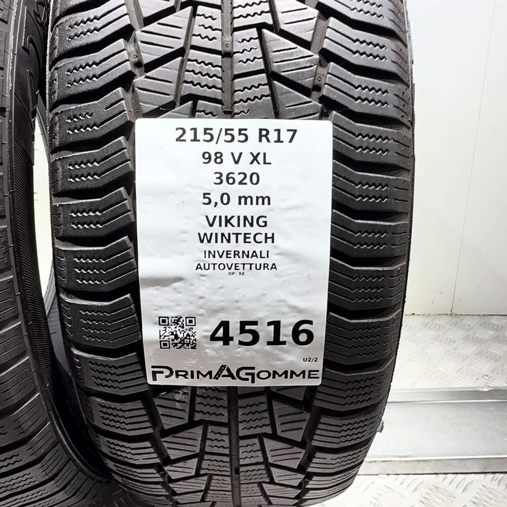 Gomme Usate 215 55 R17 98V XL Viking Wintech 71% Invernali - immagine 3