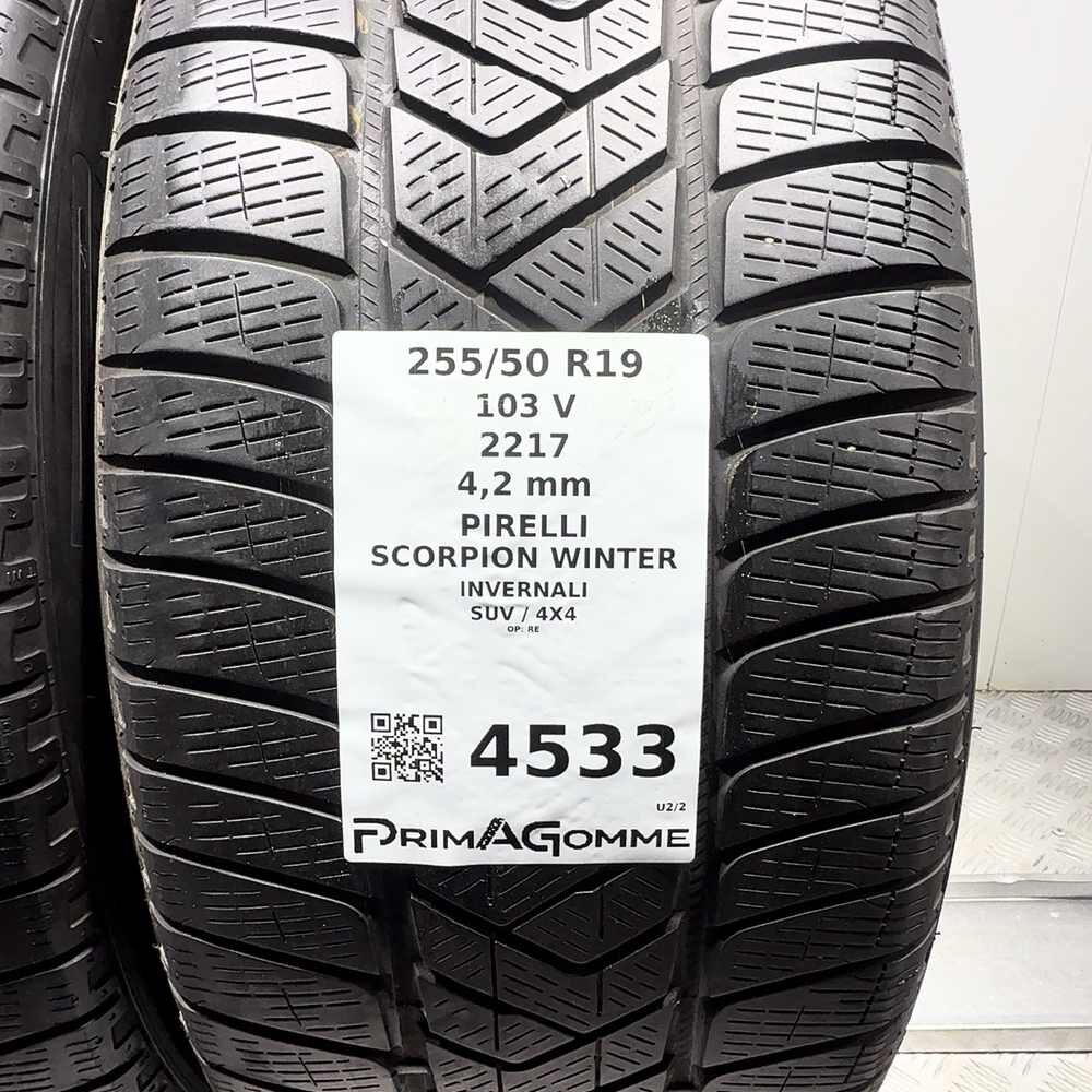 Gomme Usate 255 50 R19 103V Pirelli Scorpion Winter Invernali - immagine 3