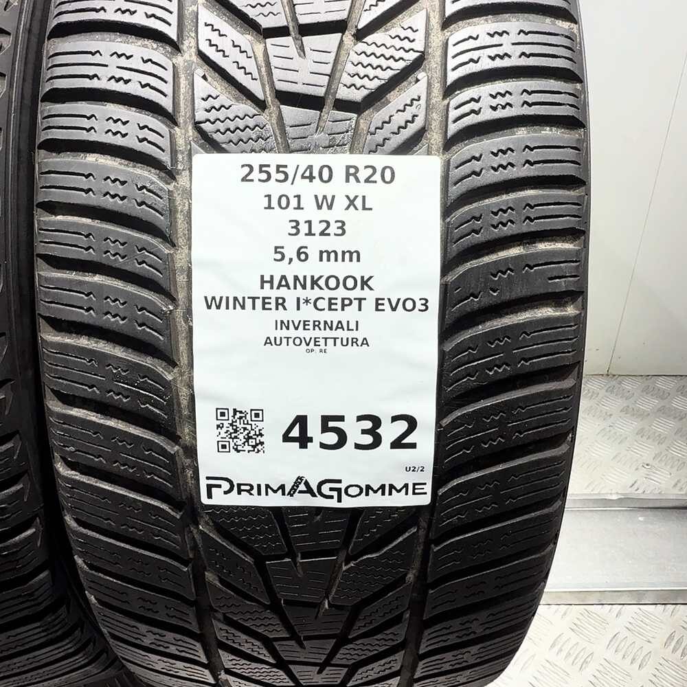 Gomme Usate 255 40 R20 101W XL Hankook Winter I*Cept Evo3 80% Invernali - immagine 3