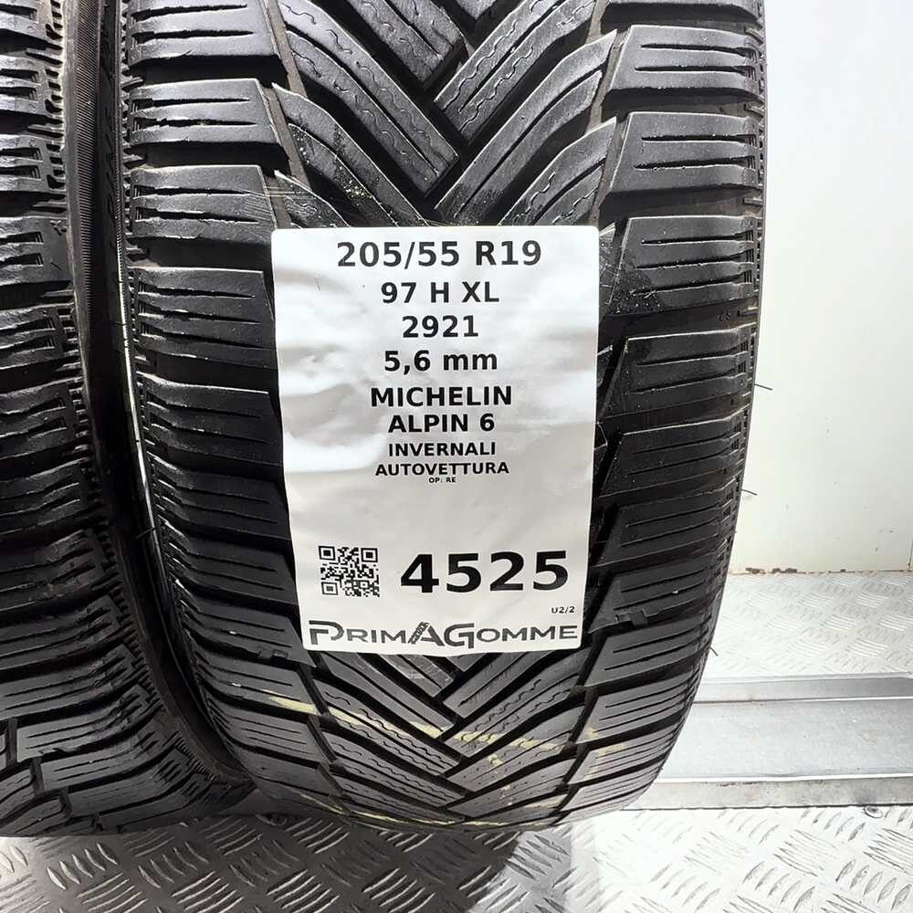 Gomme Usate 205 55 R19 97H XL Michelin Alpin 6 80% Invernali - immagine 3