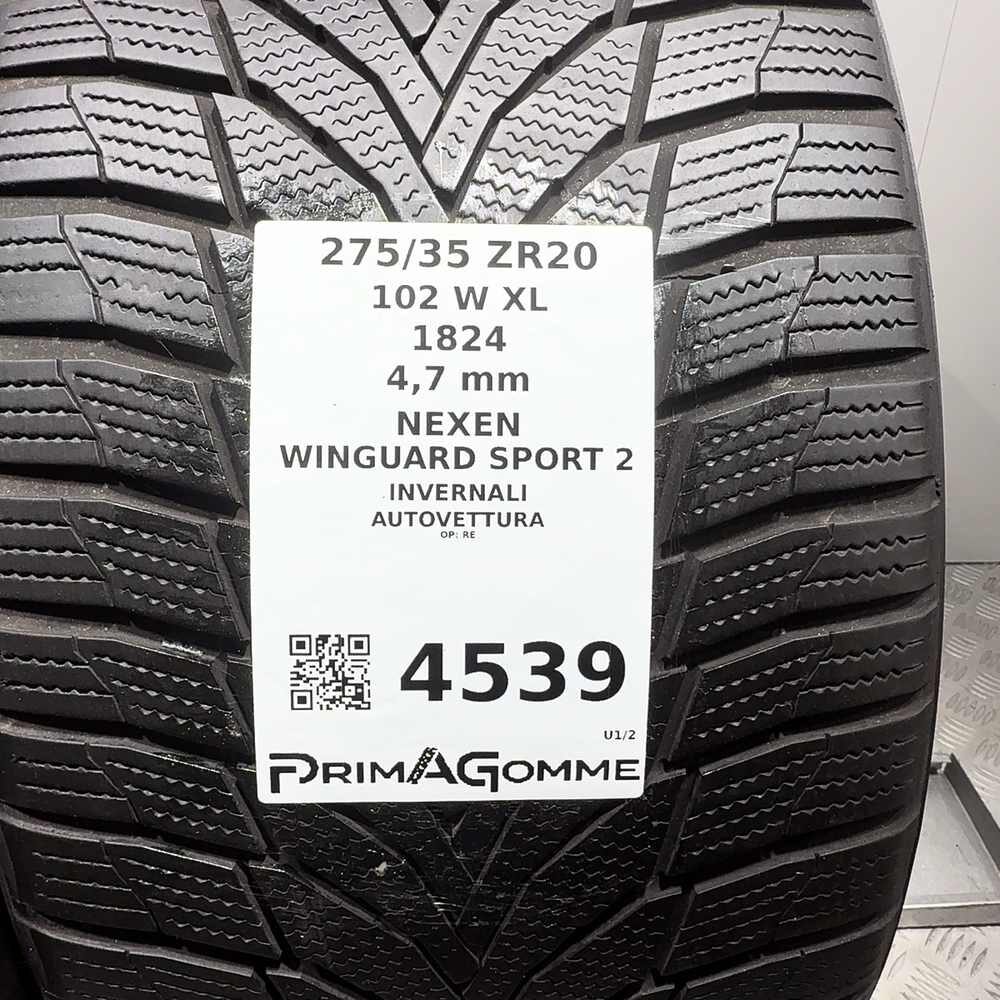 Gomme Usate 275 35 ZR20 102W XL Nexen Winguard Sport 2 Invernali - immagine 3