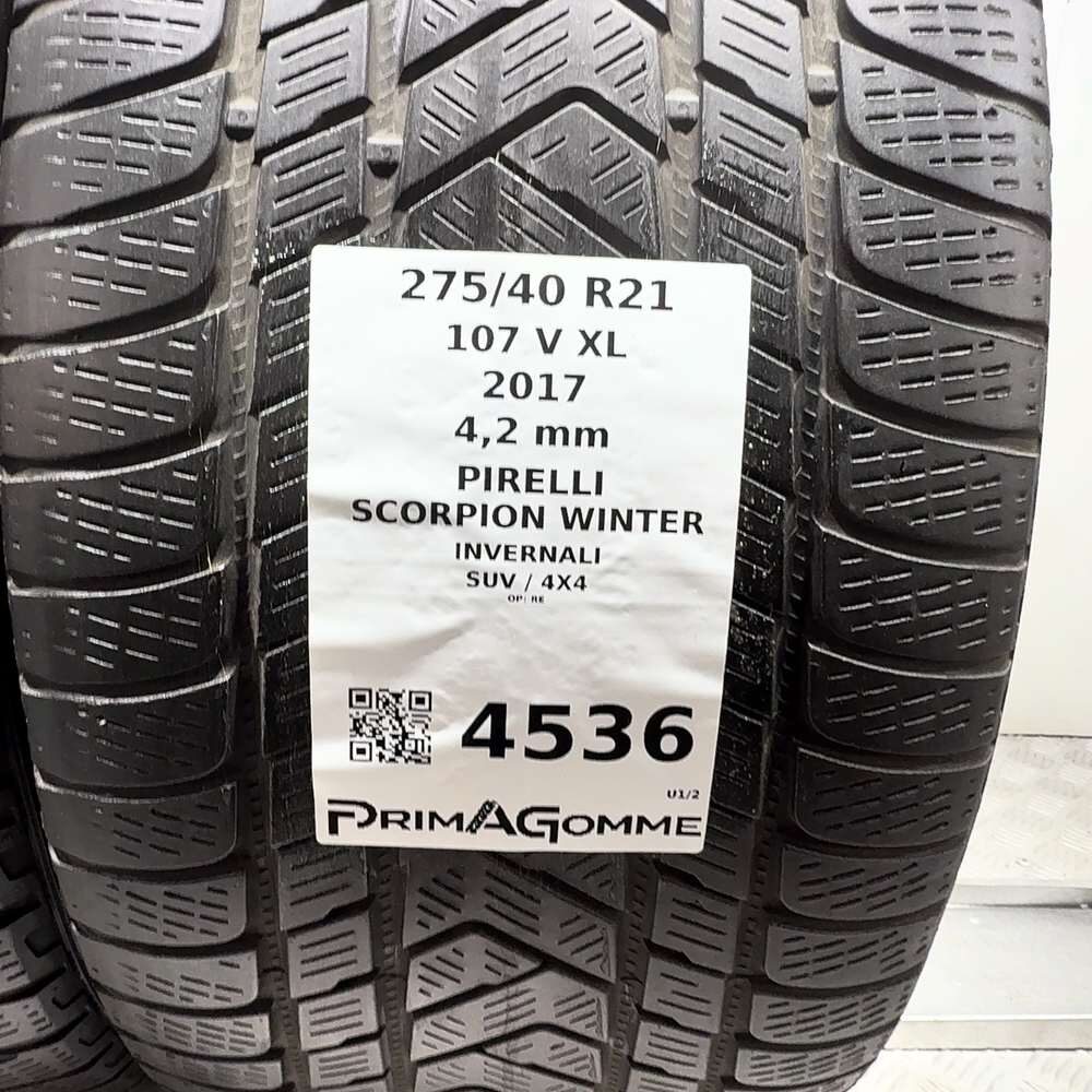 Gomme Usate 275 40 R21 107V XL Pirelli Scorpion Winter Invernali - immagine 3