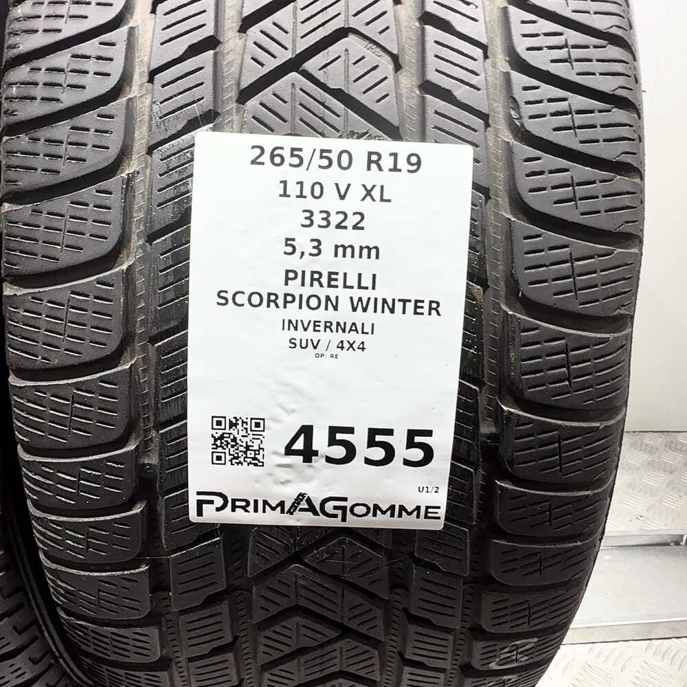 Gomme Usate 265 50 R19 110V XL Pirelli Scorpion Winter 76% Invernali - immagine 3