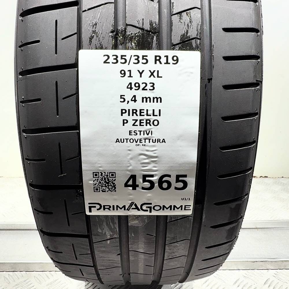Gomma Usata 235 35 R19 91Y XL Pirelli P Zero 77% Estivo - immagine 3