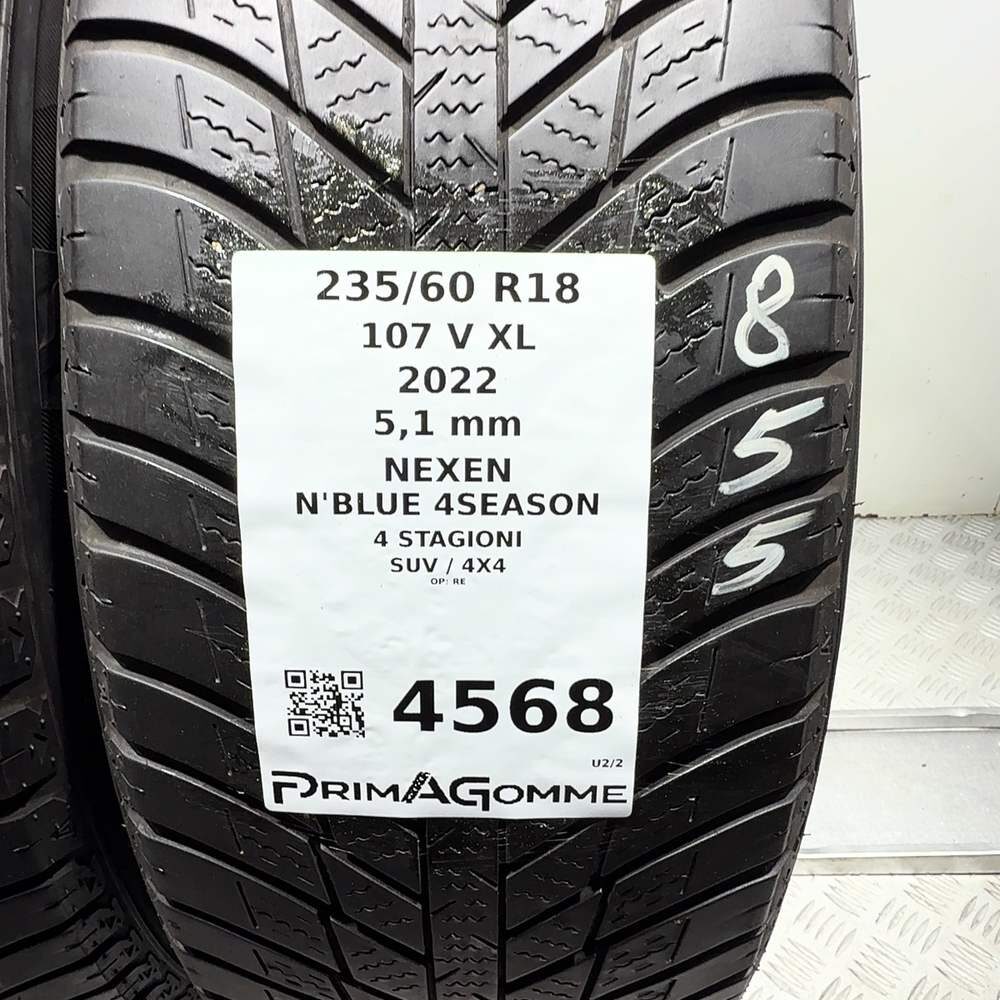 Gomme Usate 235 60 R18 107V XL Nexen N'Blue 4Season 73% 4 Stagioni - immagine 3