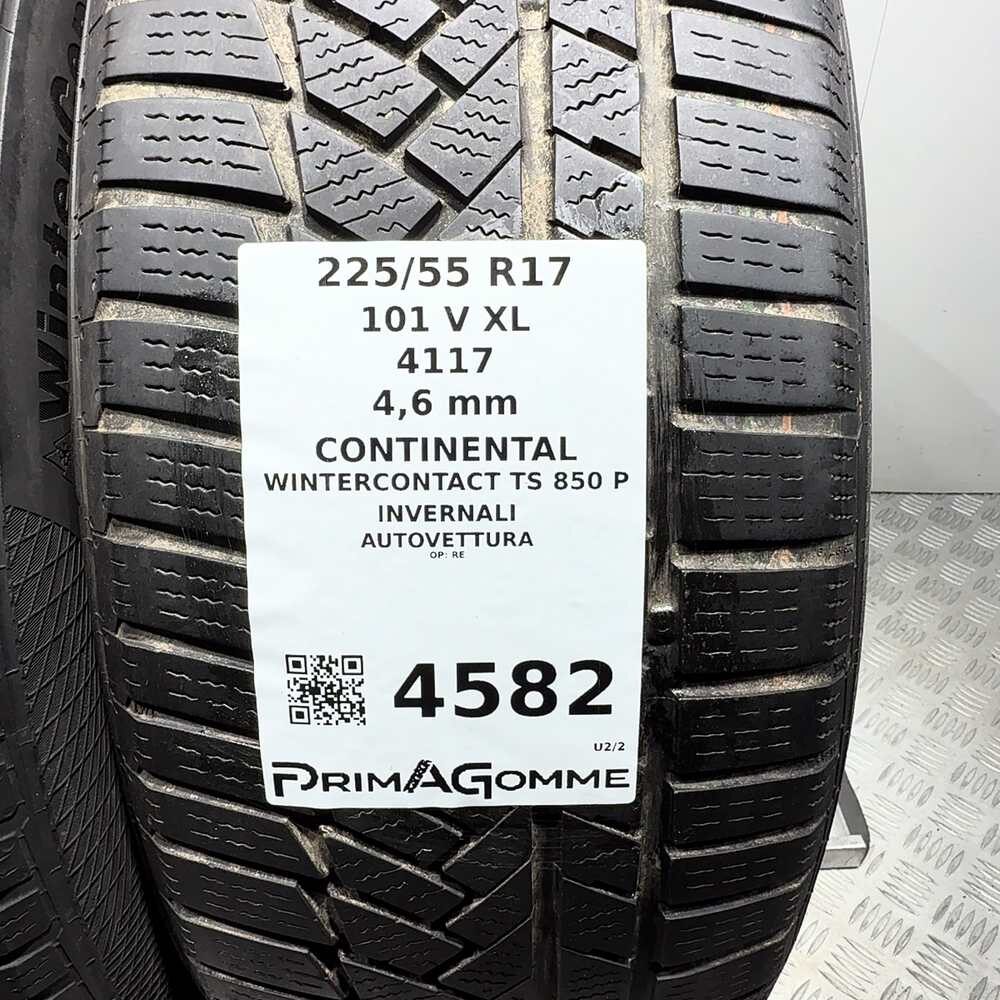 Gomme Usate 225 55 R17 101V XL Continental Wintercontact TS 850 P Invernali - immagine 3