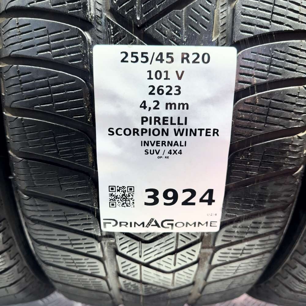 Gomme Usate 255 45 R20 101V Pirelli Scorpion Winter Invernali - immagine 3