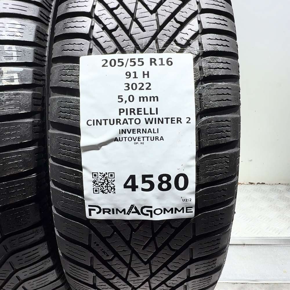 Gomme Usate 205 55 R16 91H Pirelli Cinturato Winter 2 71% Invernali - immagine 3