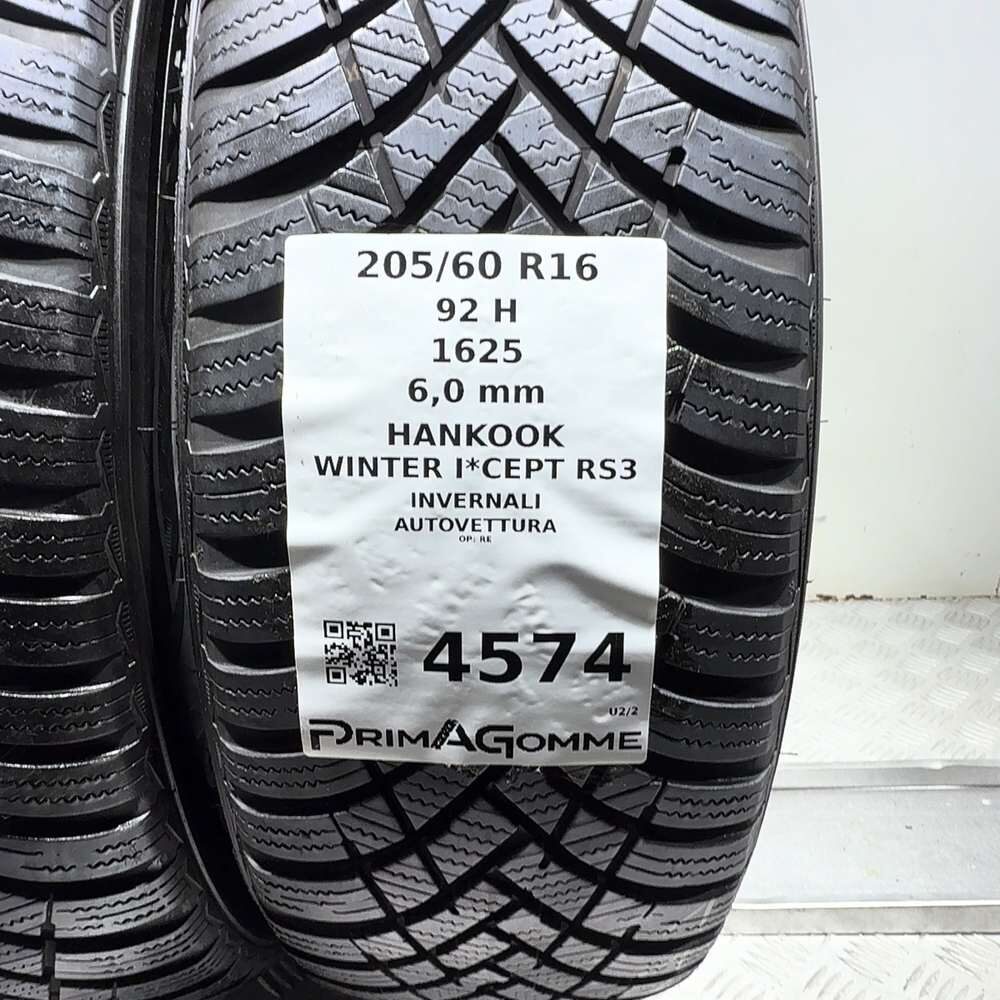 Gomme Usate 205 60 R16 92H Hankook Winter I*Cept RS3 86% Invernali - immagine 3