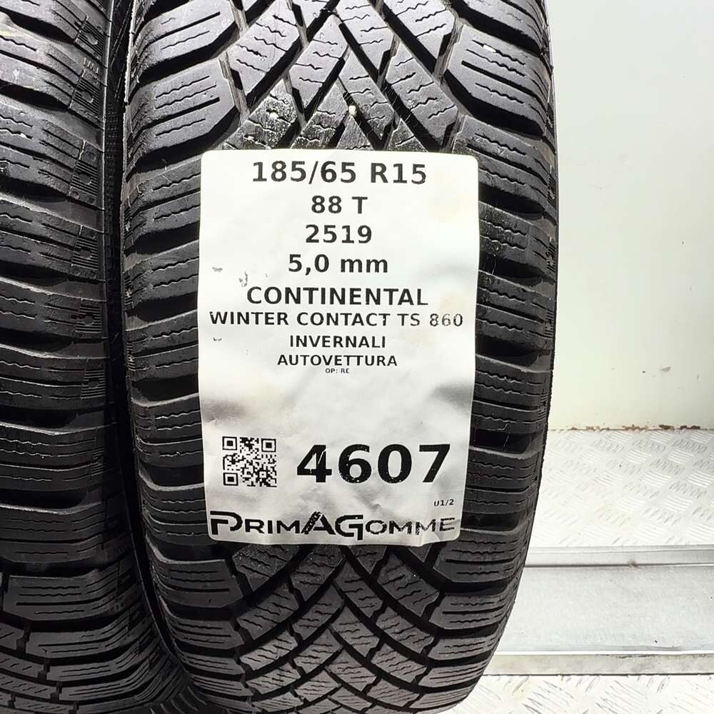 Gomme Usate 185 65 R15 88T Continental Winter Contact TS 860 71% Invernali - immagine 3