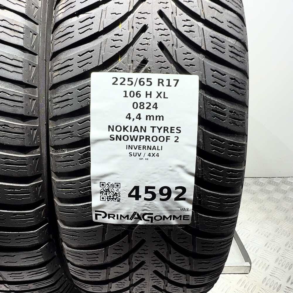 Gomme Usate 225 65 R17 106H XL Nokian Tyres Snowproof 2 Invernali - immagine 3