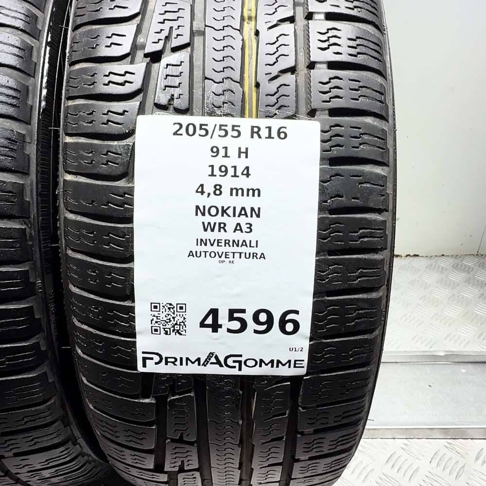 Gomme Usate 205 55 R16 91H Nokian WR A3 Invernali - immagine 3