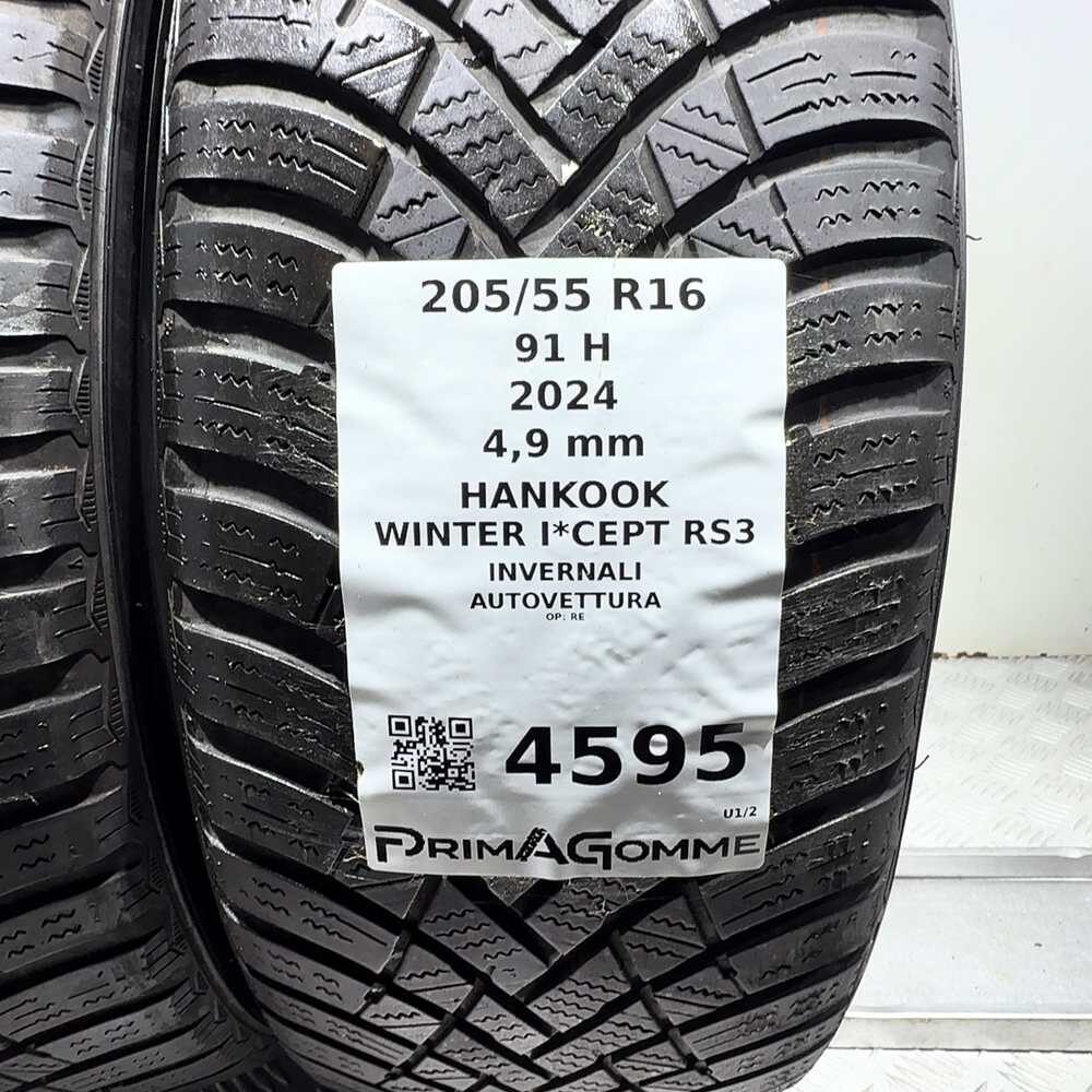 Gomme Usate 205 55 R16 91H Hankook Winter I*Cept RS3 Invernali - immagine 3