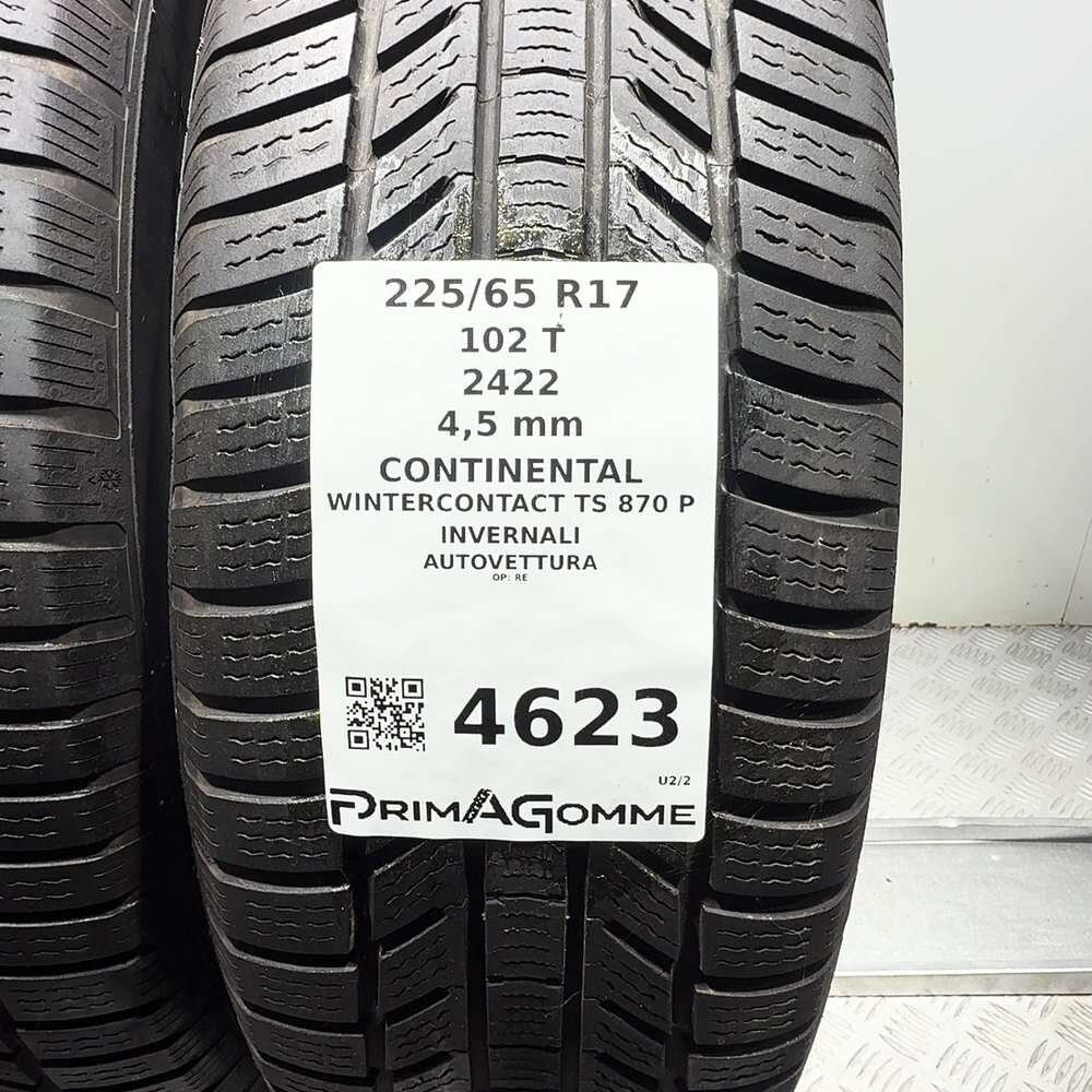 Gomme Usate 225 65 R17 102T Continental Wintercontact TS 870 P Invernali - immagine 3