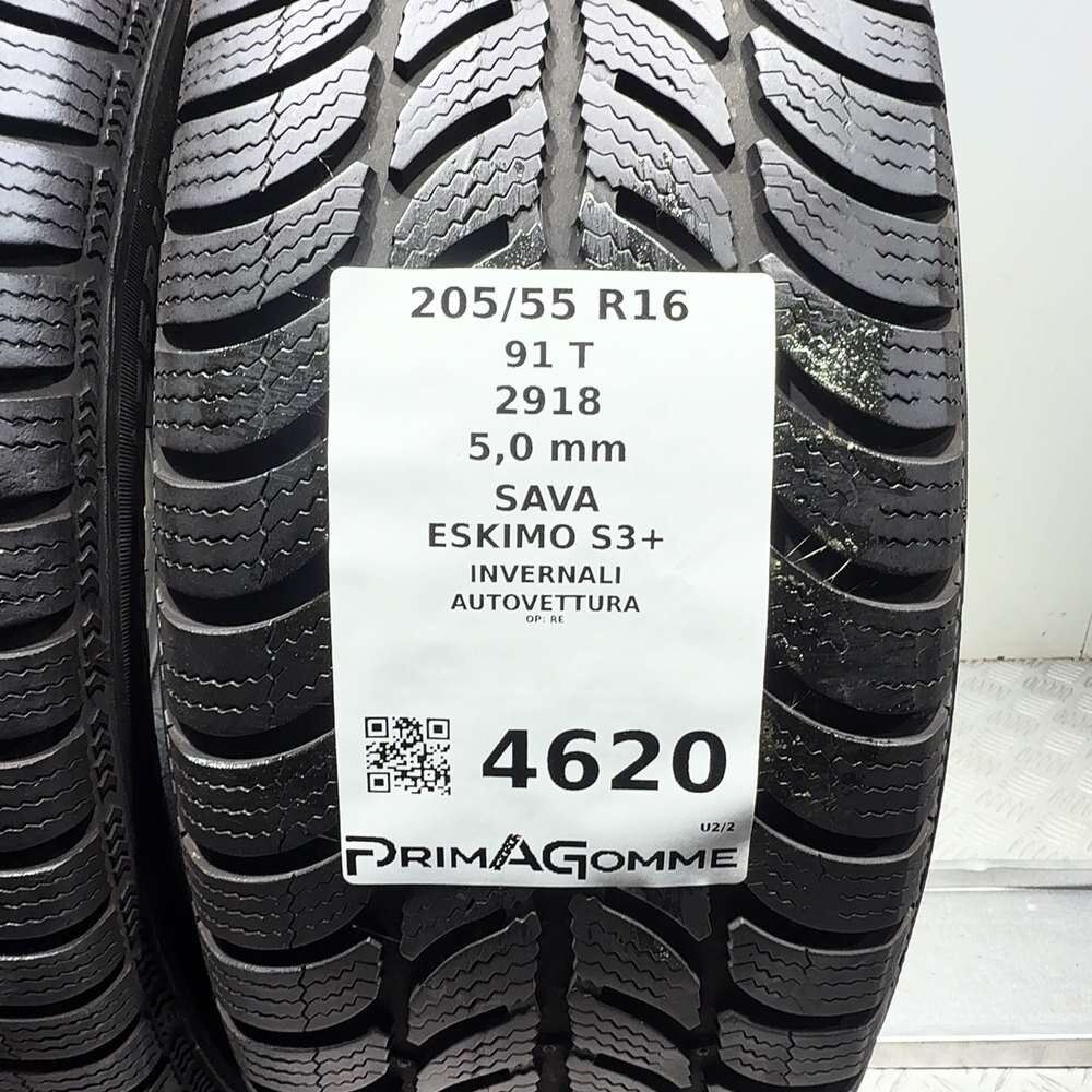 Gomme Usate 205 55 R16 91T Sava Eskimo S3+ 71% Invernali - immagine 3