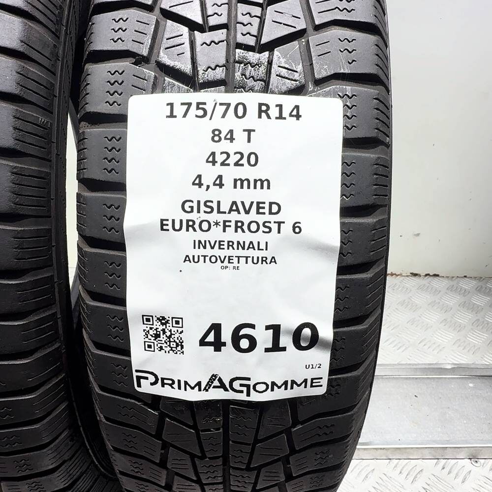Gomme Usate 175 70 R14 84T Gislaved Euro*Frost 6 Invernali - immagine 3