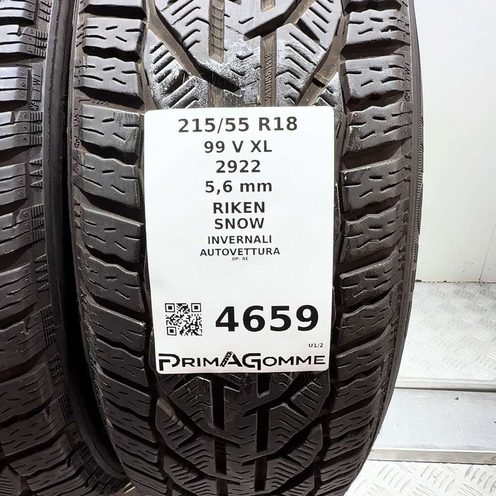Gomme Usate 215 55 R18 99V XL Riken Snow 80% Invernali - immagine 3