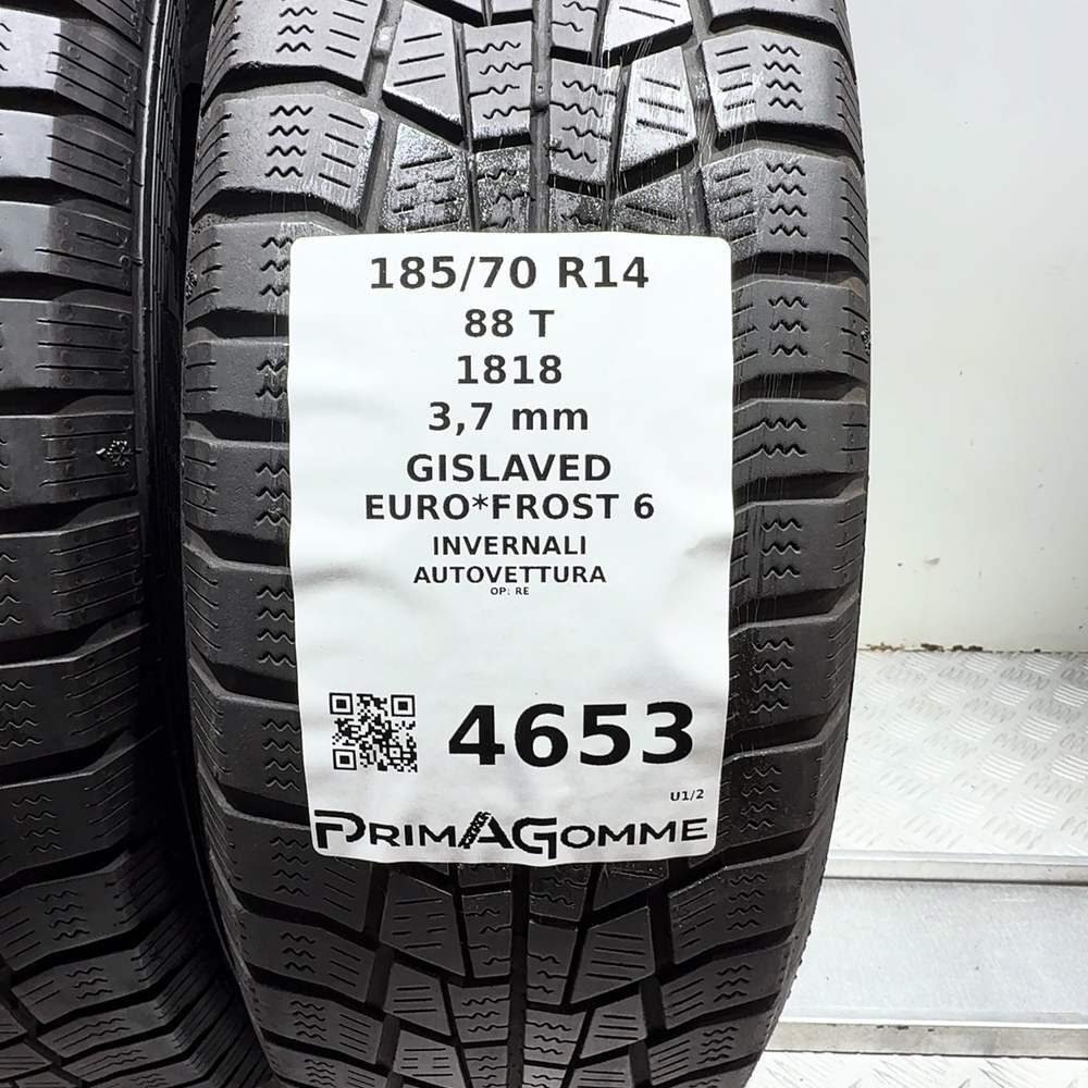 Gomme Usate 185 70 R14 88T Gislaved Euro*Frost 6 Invernali - immagine 3