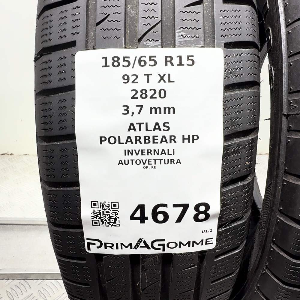 Gomme Usate 185 65 R15 92T XL Atlas Polarbear HP Invernali - immagine 3