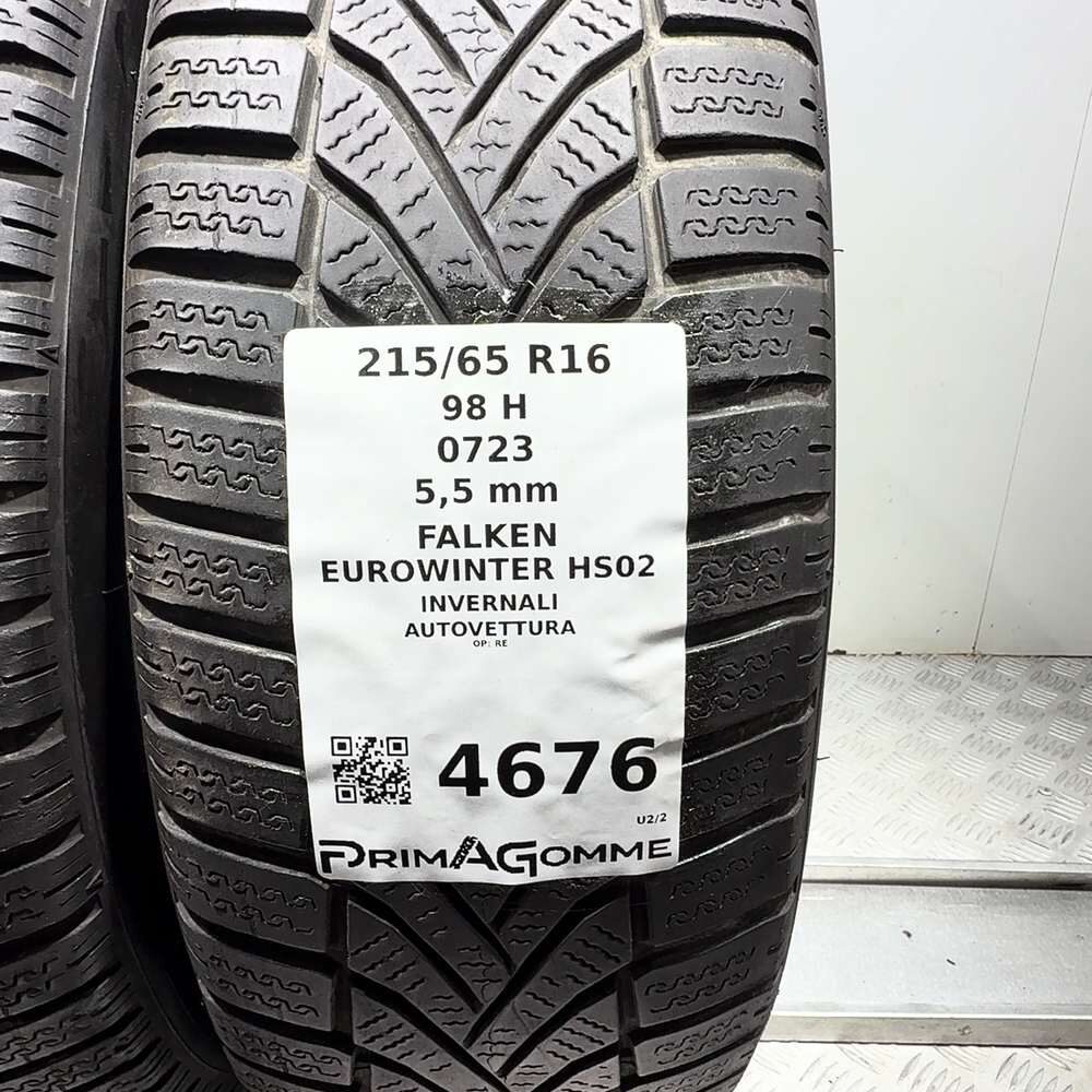 Gomme Usate 215 65 R16 98H Falken Eurowinter HS02 79% Invernali - immagine 3