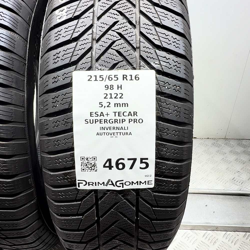 Gomme Usate 215 65 R16 98H Esa+ Tecar Supergrip Pro 74% Invernali - immagine 3