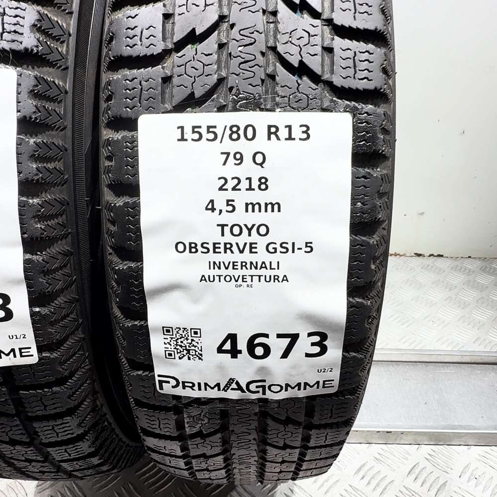Gomme Usate 155 80 R13 79Q Toyo Observe Gsi-5 Invernali - immagine 3