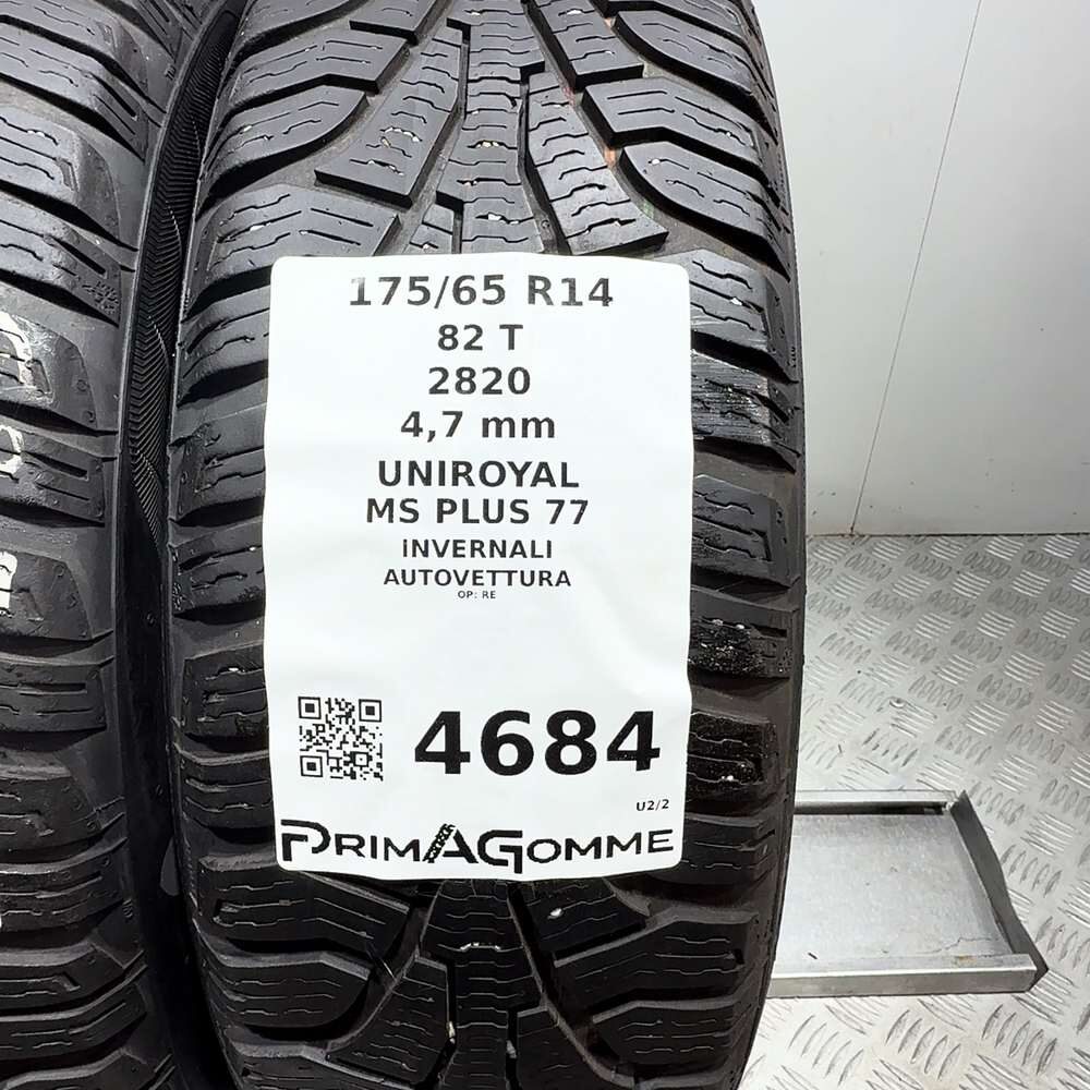 Gomme Usate 175 65 R14 82T Uniroyal MS Plus 77 Invernali - immagine 3