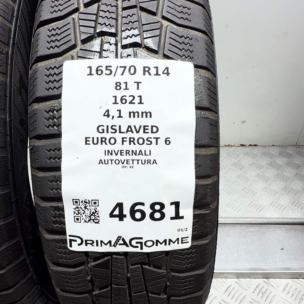 Gomme Usate 165 70 R14 81T Gislaved Euro Frost 6 Invernali - immagine 3