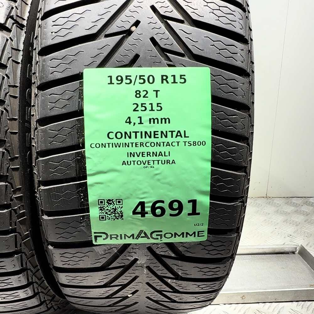 Gomme Usate 195 50 R15 82T Continental Contiwintercontact TS800 Invernali - immagine 3