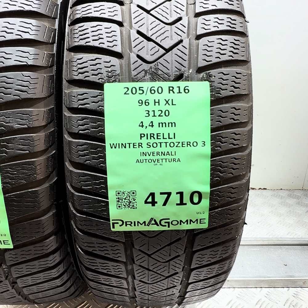 Gomme Usate 205 60 R16 96H XL Pirelli Winter Sottozero 3 Invernali - immagine 3