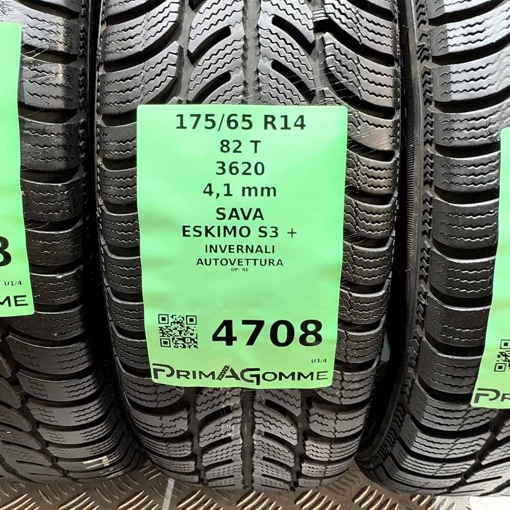 Gomme Usate 175 65 R14 82T Sava Eskimo S3 + Invernali - immagine 3