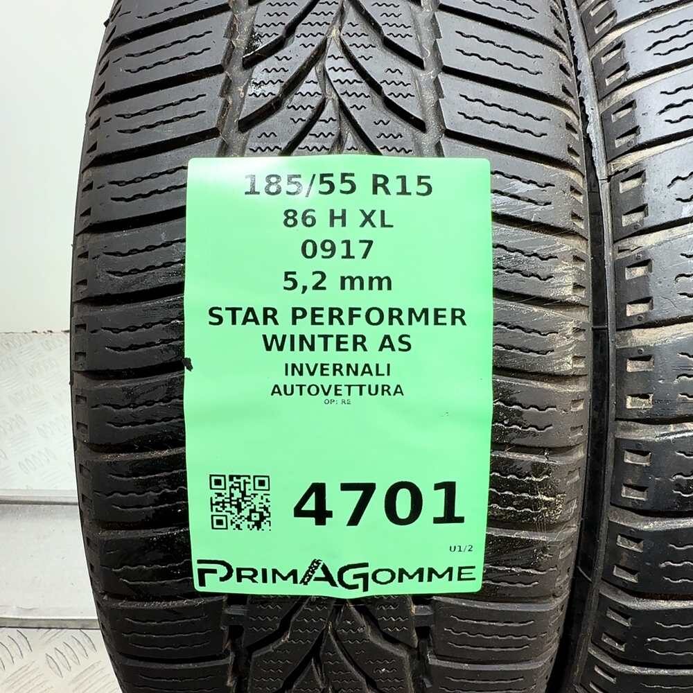 Gomme Usate 185 55 R15 86H XL Star Performer Winter AS 74% Invernali - immagine 3