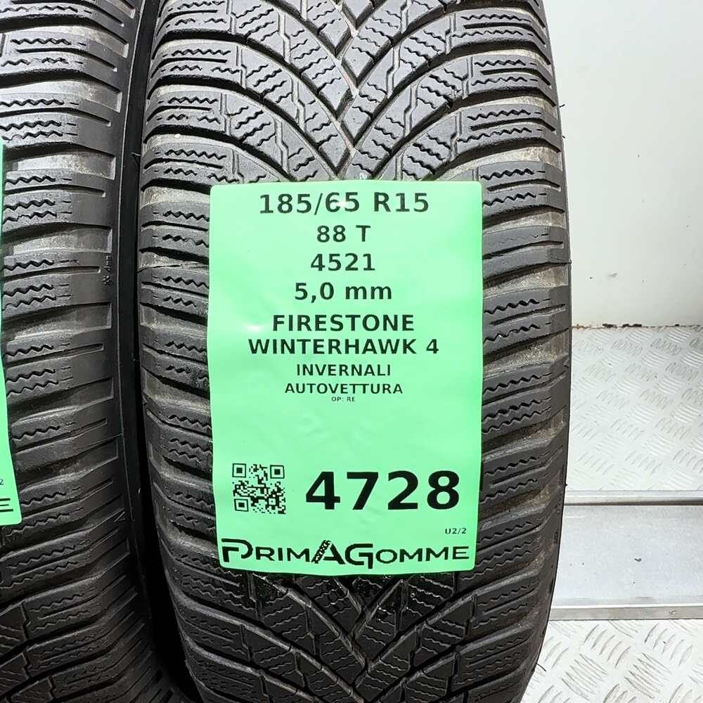 Gomme Usate 185 65 R15 88T Firestone Winterhawk 4 71% Invernali - immagine 3