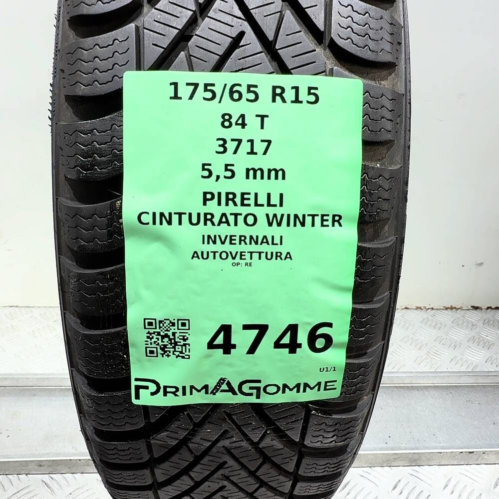 Gomma Usata 175 65 R15 84T Pirelli Cinturato Winter 79% Invernale - immagine 3