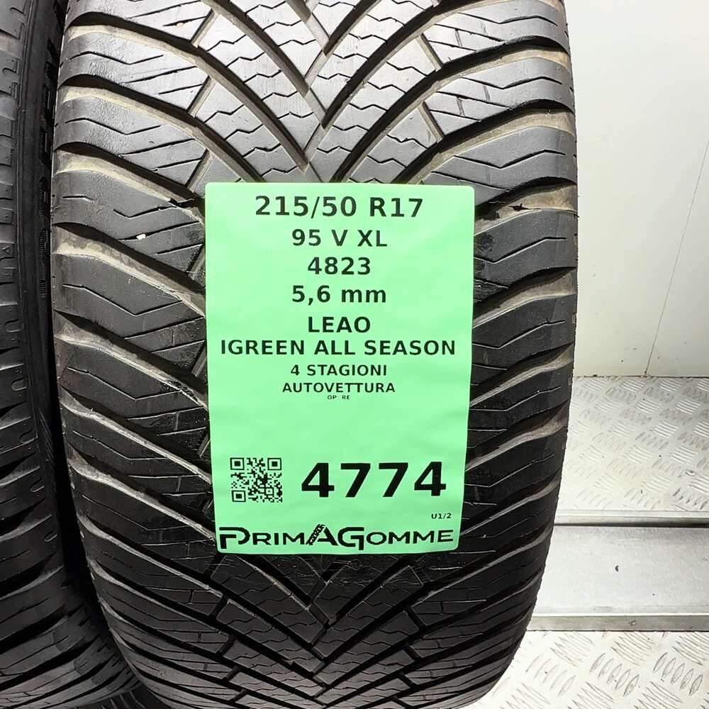 Gomme Usate 215 50 R17 95V XL Leao Igreen All Season 80% 4 Stagioni - immagine 3