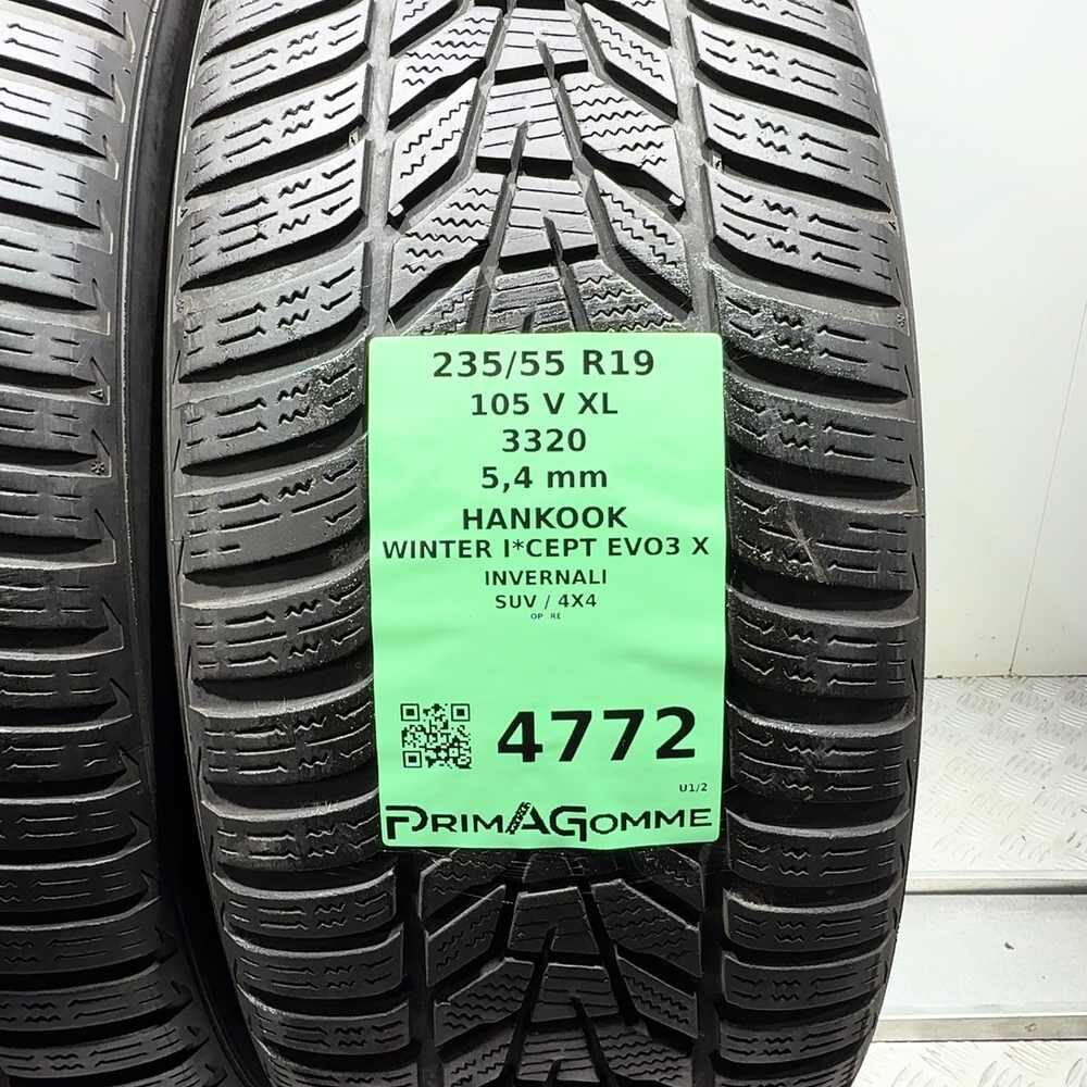 Gomme Usate 235 55 R19 105V XL Hankook Winter I*Cept Evo3 X 77% Invernali - immagine 3