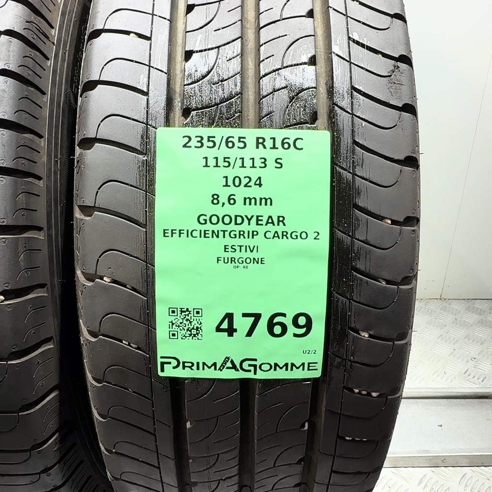 Gomme Usate 235 65 R16C 115/113S Goodyear Efficientgrip Cargo 2 98% Estive - immagine 3