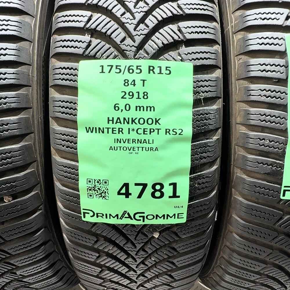 Gomme Usate 175 65 R15 84T Hankook Winter I*Cept RS2 86% Invernali - immagine 3
