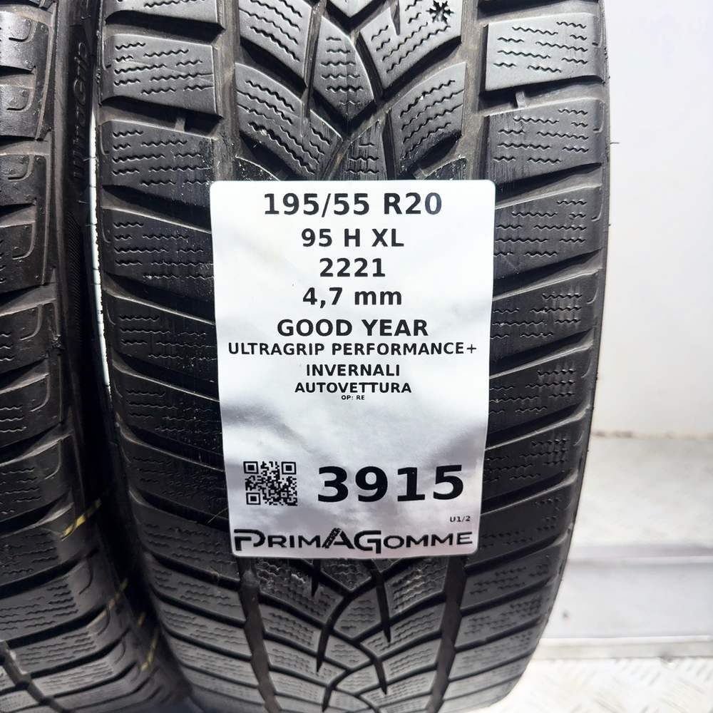 Gomme Usate 195 55 R20 95H XL GoodYear Ultragrip Performance+ Invernali - immagine 3