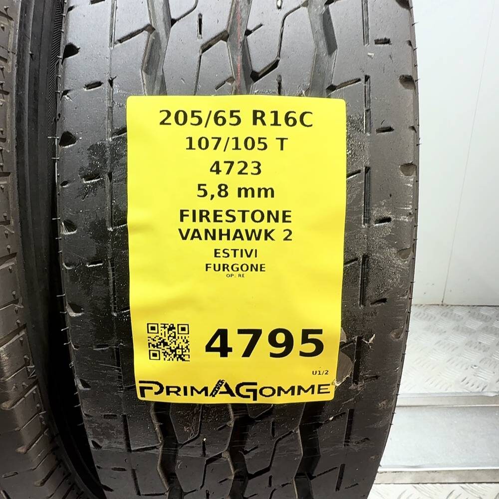 Gomme Usate 205 65 R16C 107/105T Firestone Vanhawk 2 83% Estive - immagine 3