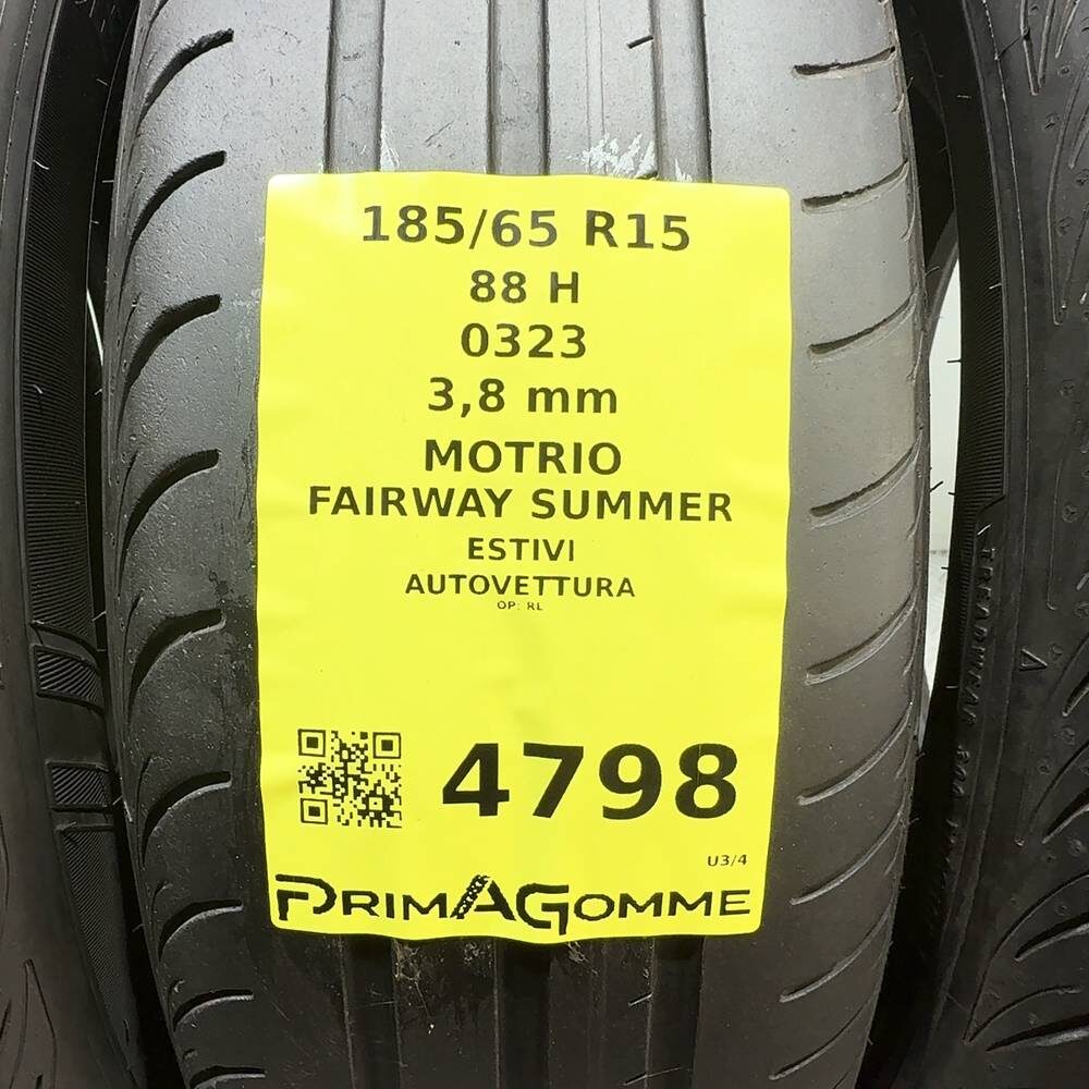 Gomme Usate 185 65 R15 88H Motrio Fairway Summer Estive - immagine 3