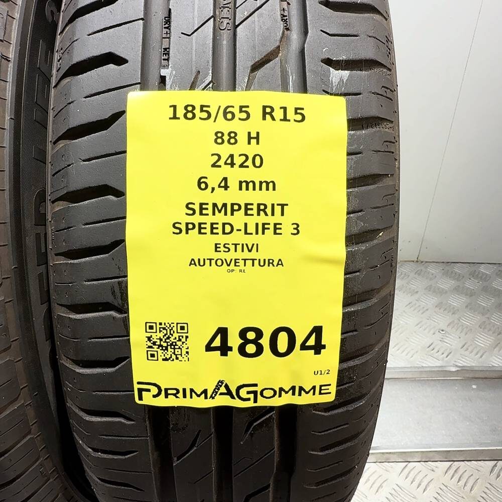 Gomme Usate 185 65 R15 88H Semperit Speed-Life 3 91% Estive - immagine 3