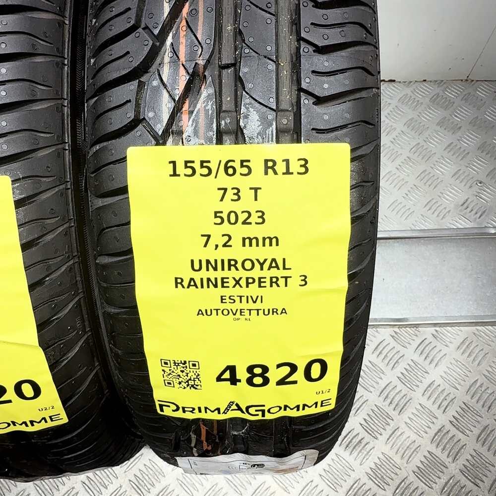Gomme Usate 155 65 R13 73T Uniroyal Rainexpert 3 98% Estive - immagine 3