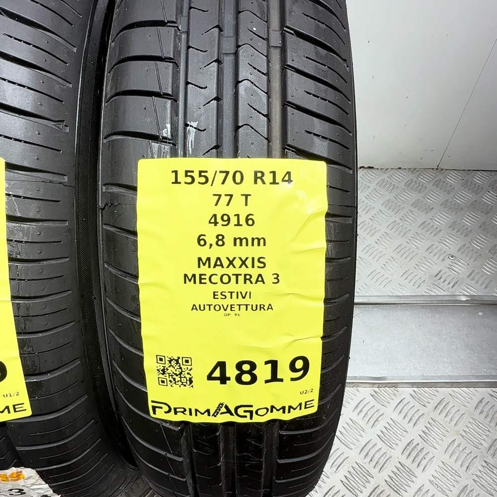 Gomme Usate 155 70 R14 77T Maxxis Mecotra 3 97% Estive - immagine 3