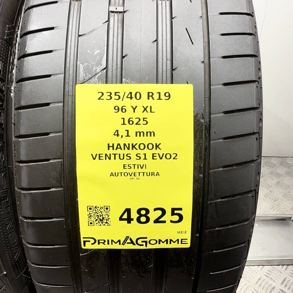 Gomme Usate 235 40 R19 96Y XL Hankook Ventus S1 Evo2 Estive - immagine 3
